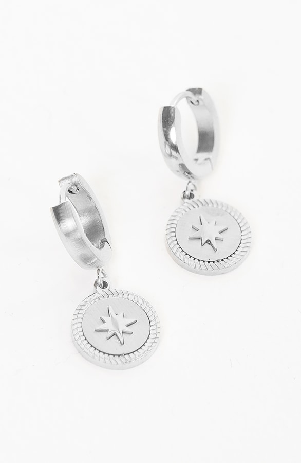 Oorbellen Luxury Star Zilver – shoparchief, foto 4