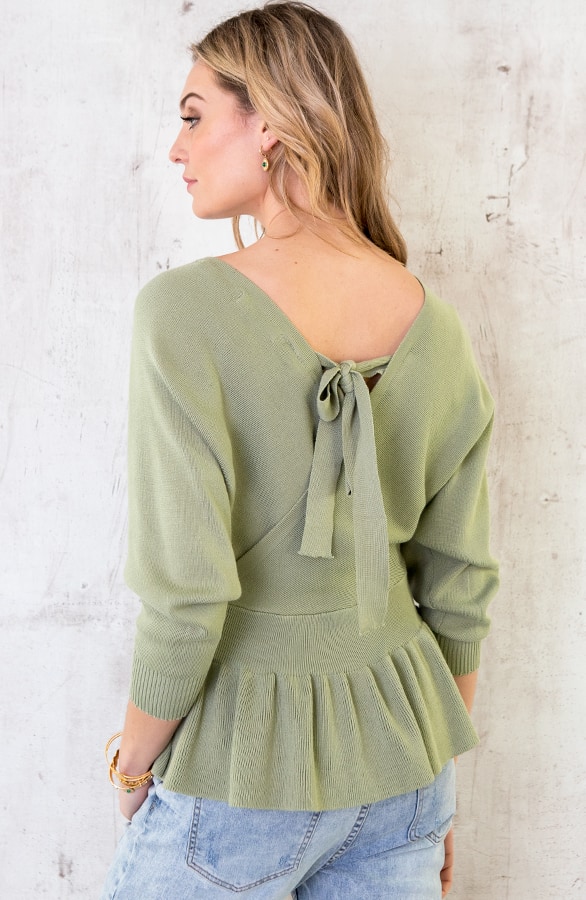 Overslag Trui Deluxe Mint – shoparchief, foto 4