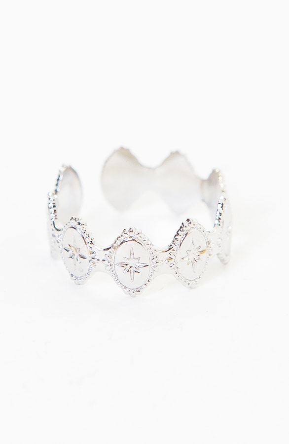 Ring Luxury Star Zilver – shoparchief, foto 3