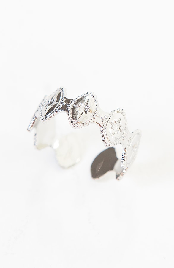 Ring Luxury Star Zilver – shoparchief, foto 4
