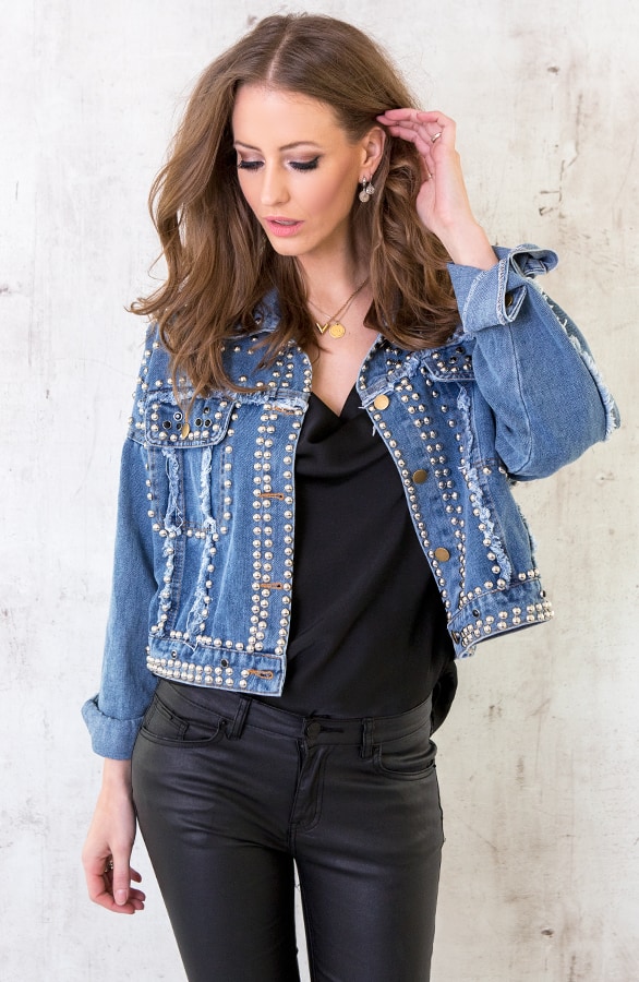 Spijkerjas Studs Deluxe – shoparchief, foto 5