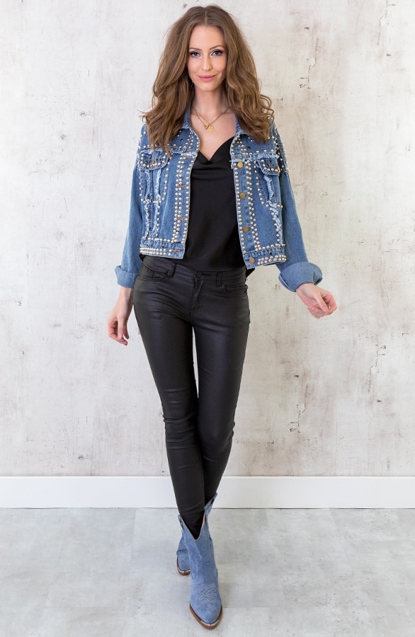 Spijkerjas Studs Deluxe – shoparchief, foto 4