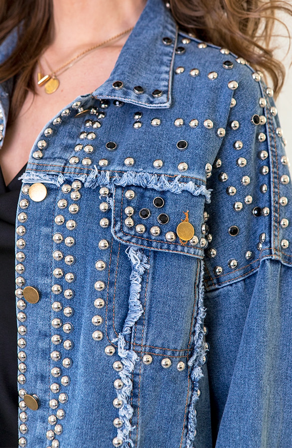 Spijkerjas Studs Deluxe – shoparchief, foto 7