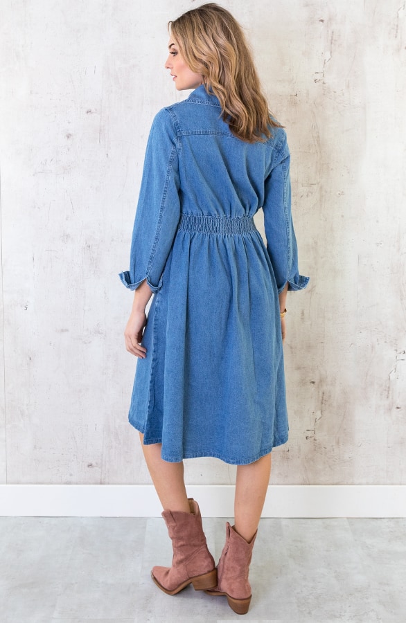 Spijkerjurk Dames – shoparchief, foto 6