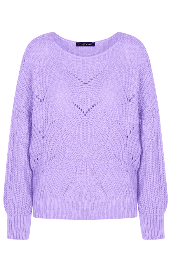 Trui Met Motief Lila – shoparchief