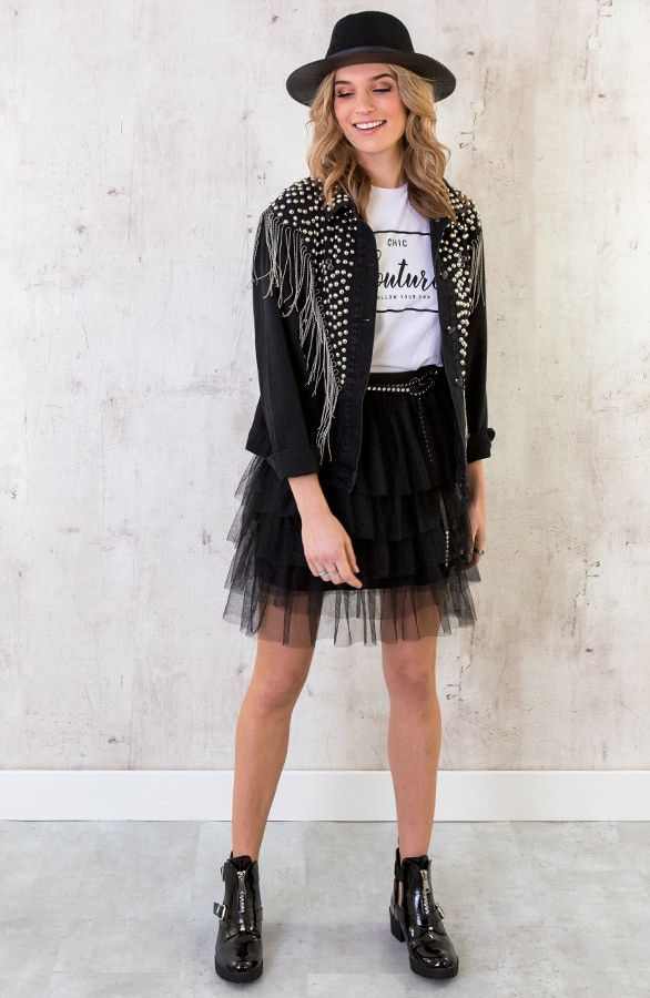 Tule Rok Dames Zwart – shoparchief, foto 6