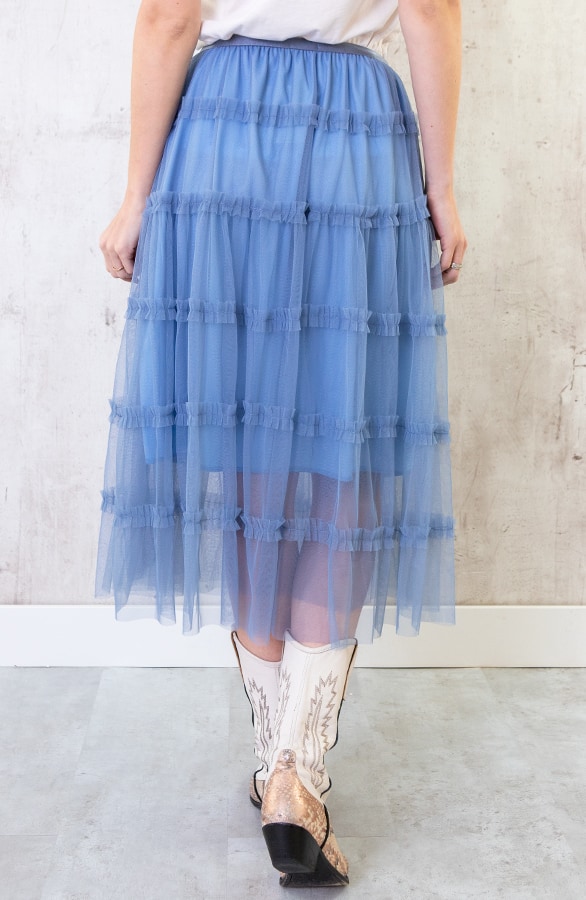 Tule Rok Jeansblauw – shoparchief, foto 5