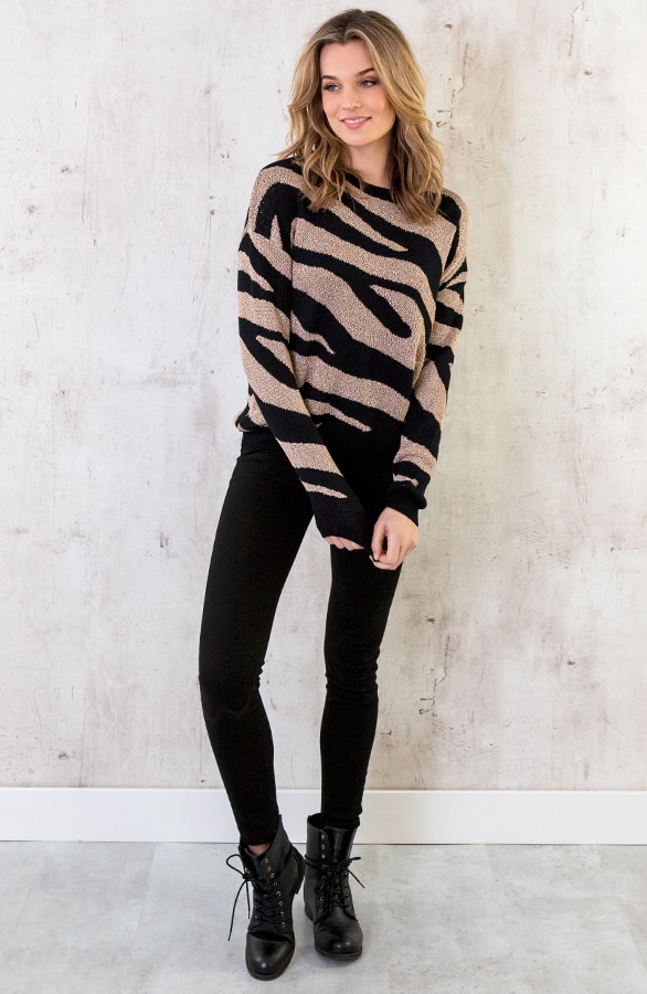 Zebra Trui Deluxe Dames – shoparchief, foto 5