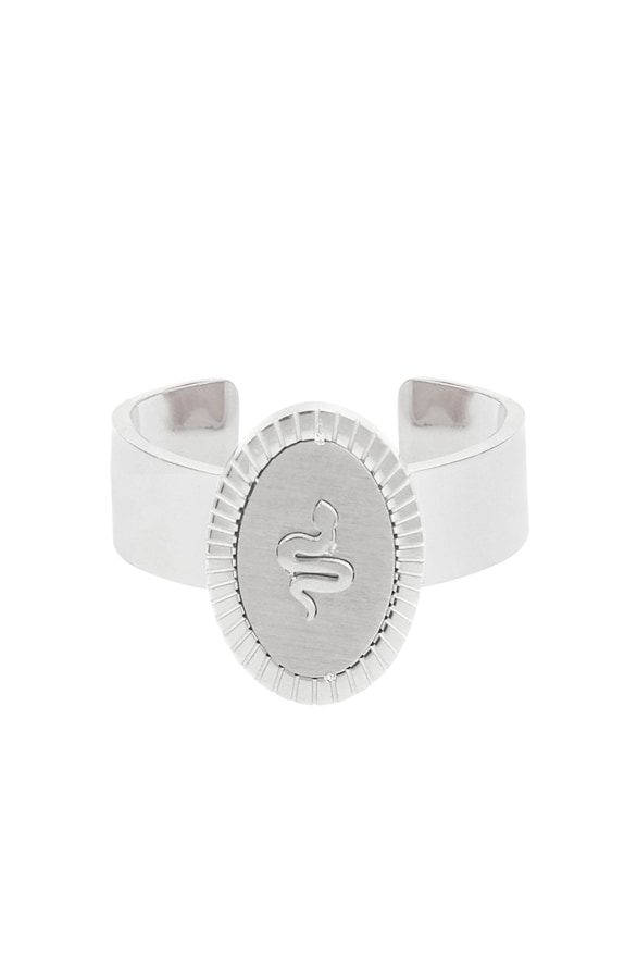 Zegelring Snake Zilver – shoparchief