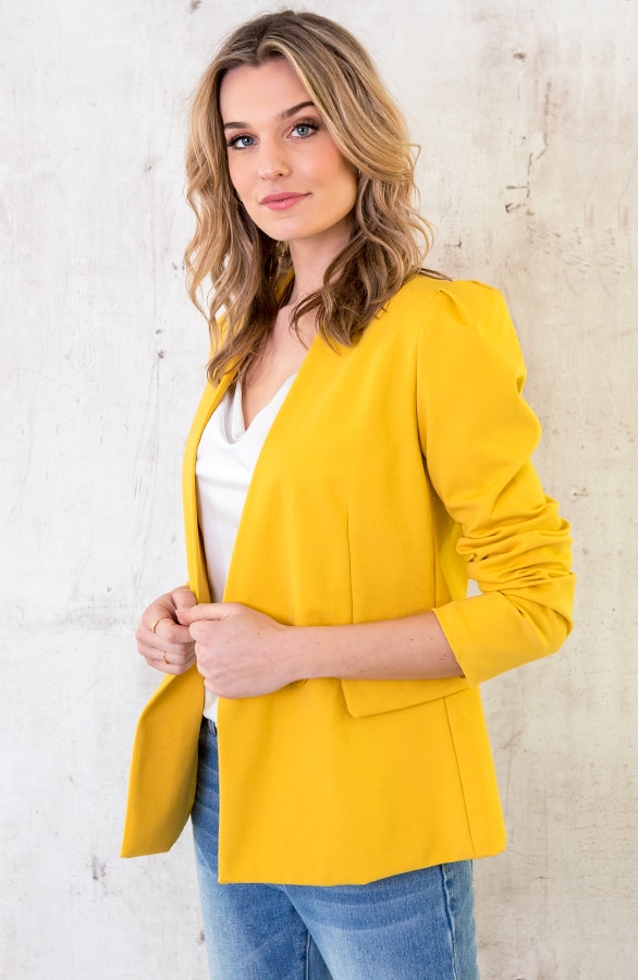 Dames Blazer Geel – shoparchief, foto 3