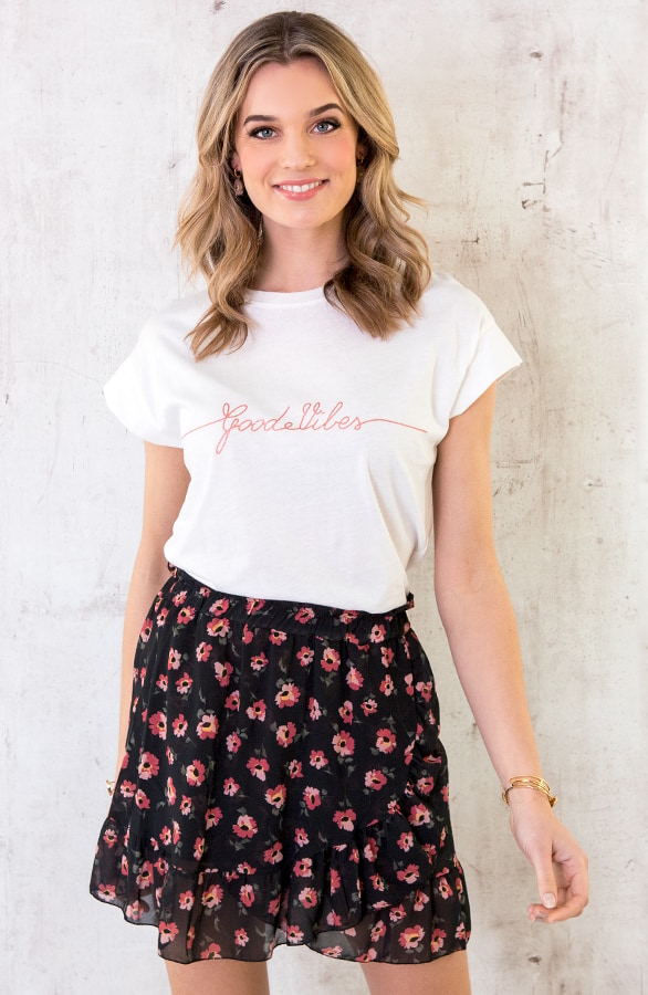 Good Vibes Top Koraal – shoparchief, foto 2