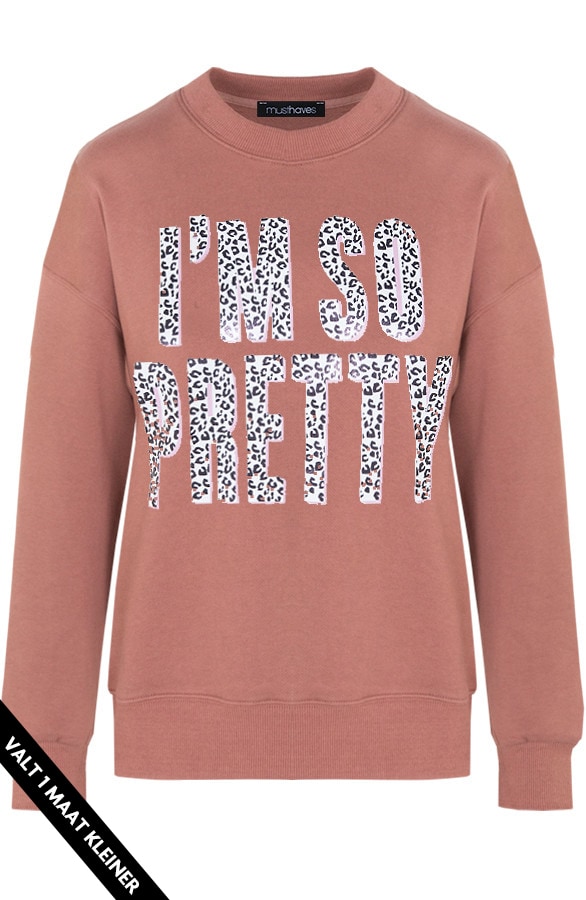 I'm So Pretty Trui Oud Roze – shoparchief