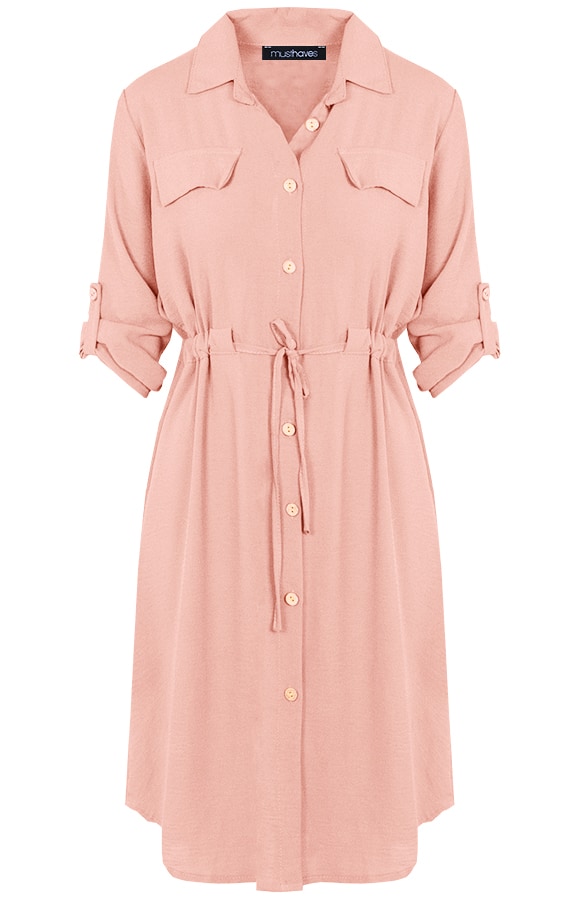 Knopf Kleid Lachsrosa, Shoparchiv