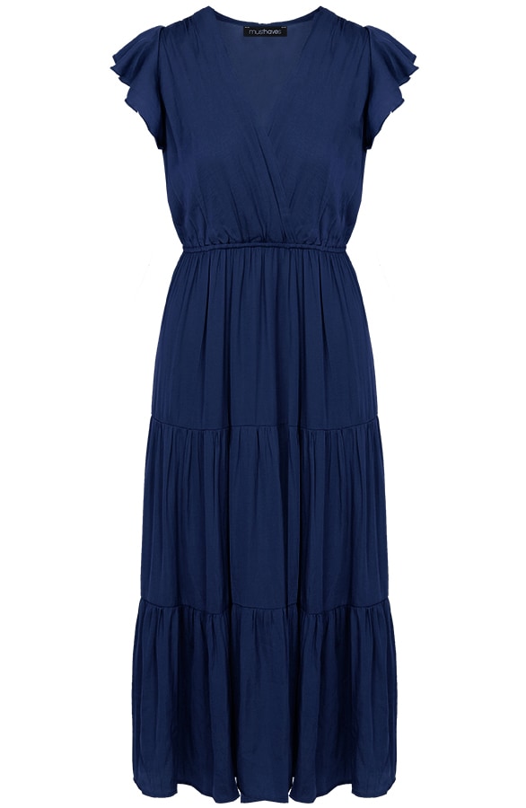 Maxi Jurk Dames Marine – shoparchief