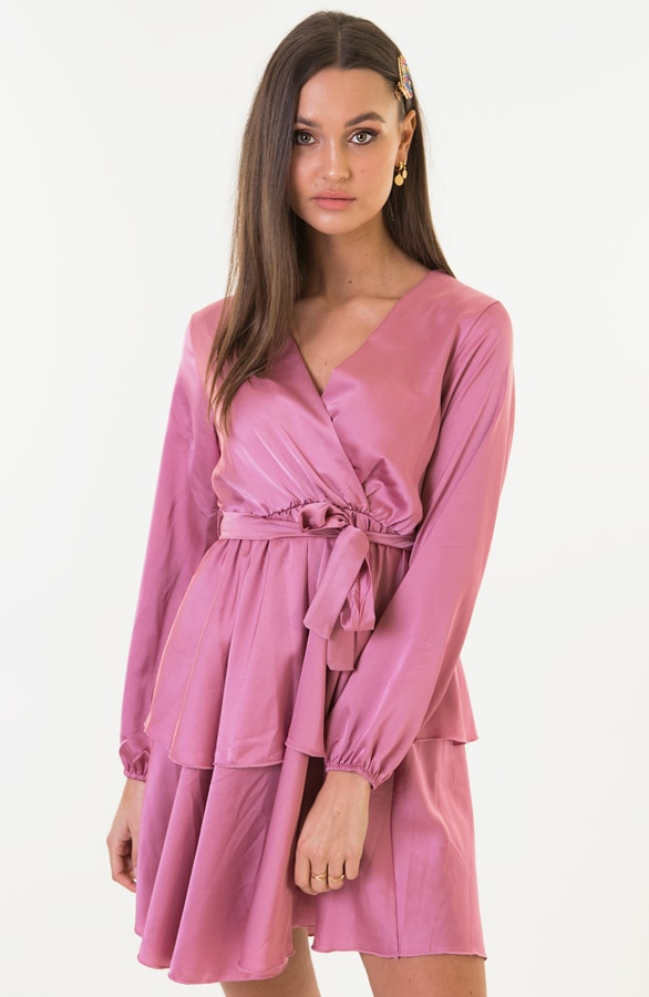 Satijnen Jurk Roze – shoparchief
