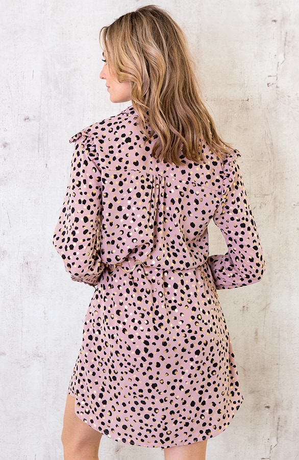 Panter Jurk Dames Roze – shoparchief, foto 4