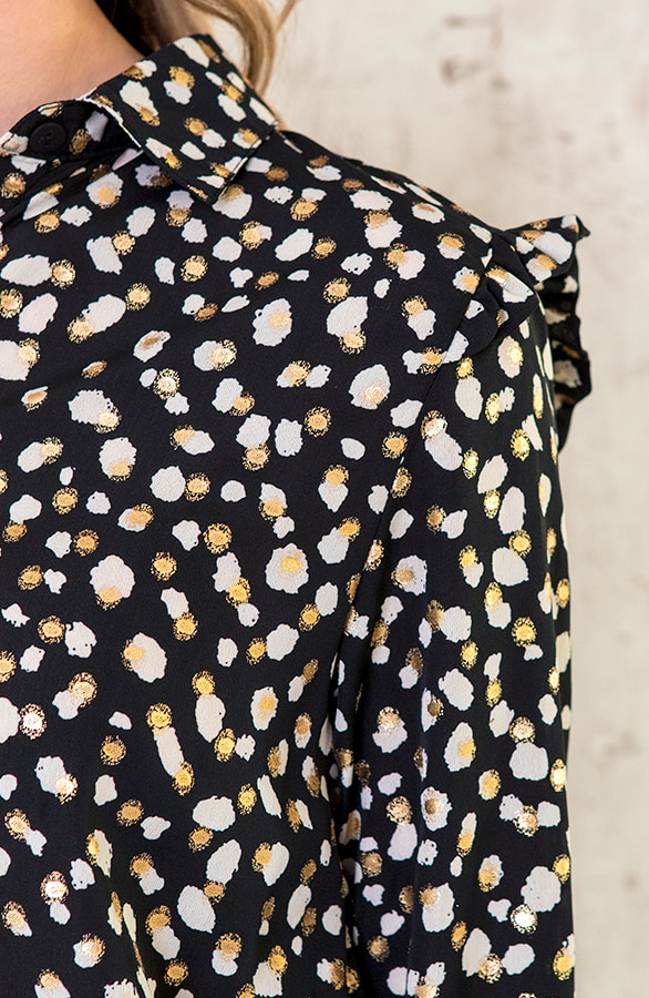 Panter Jurk Dames Zwart – shoparchief, foto 6