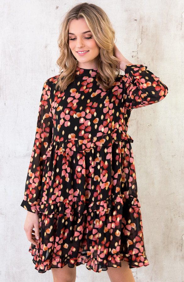 Print Jurk Oversized Dames – shoparchief, foto 6