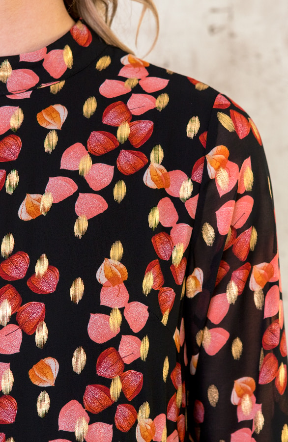 Print Jurk Oversized Dames – shoparchief, foto 4
