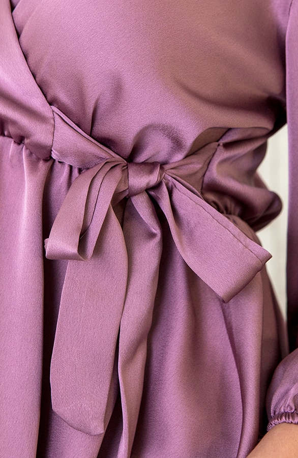 Satijnen Overslag Blouse Dust – shoparchief, foto 6