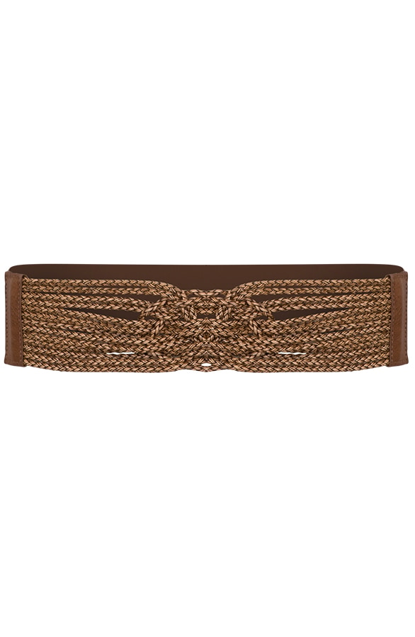 Stretch Riem Dames Cognac – shoparchief