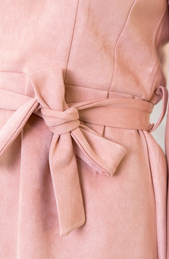 Suede Jurk Roze – shoparchief, foto 5