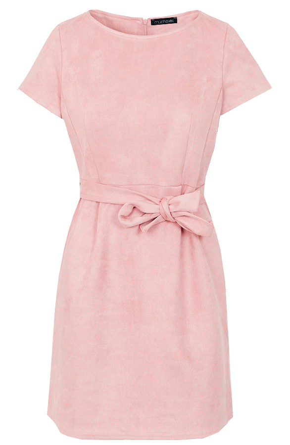 Suede Jurk Roze – shoparchief