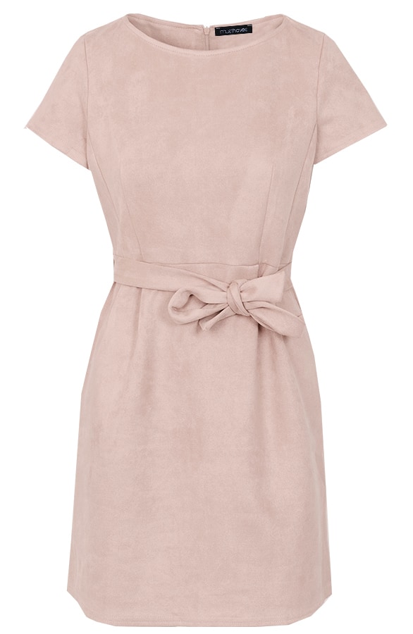 Suede Jurk Taupe – shoparchief