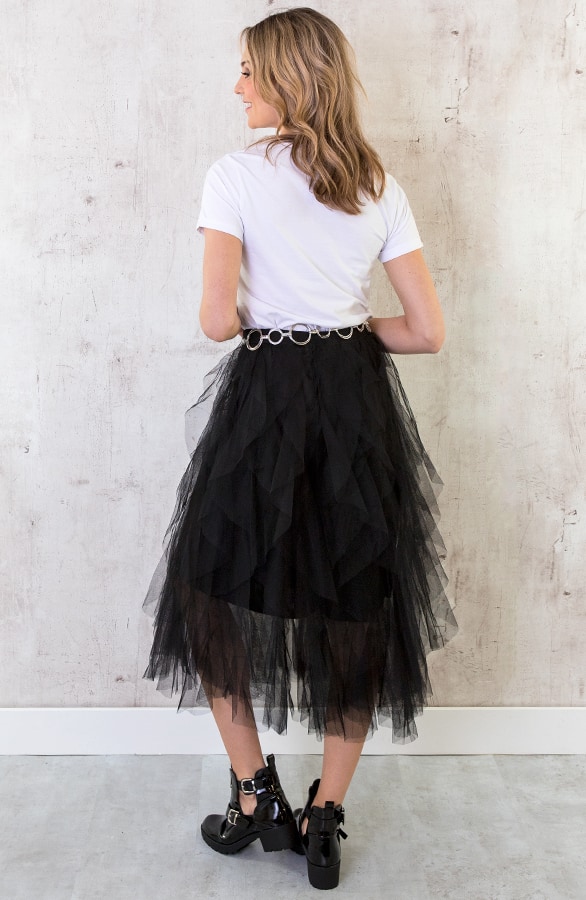 Tule Luxury Rok Zwart – shoparchief, foto 5