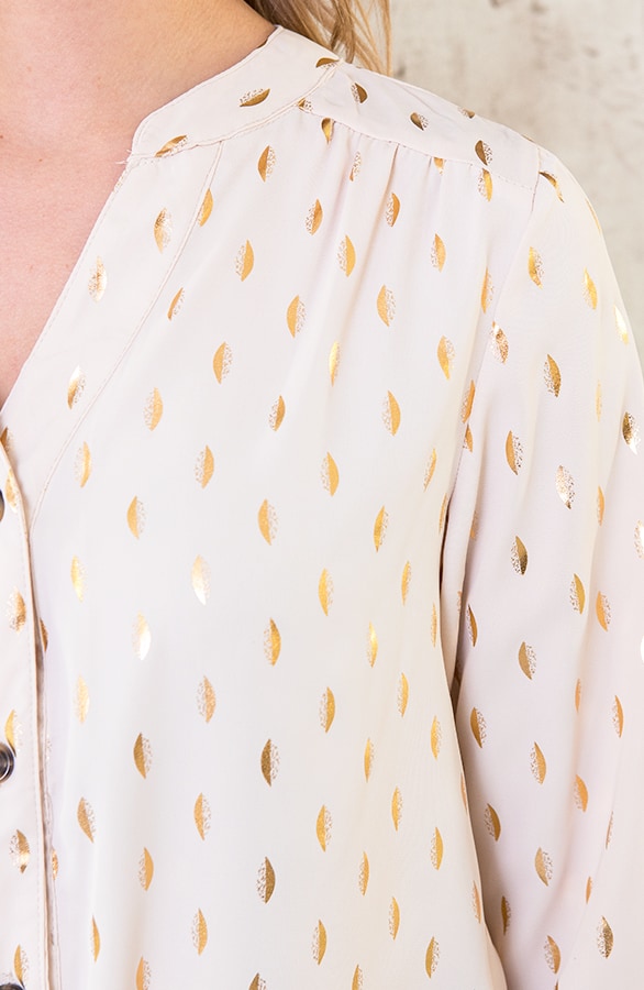 Veren Strik Blouse Creme – shoparchief, foto 6