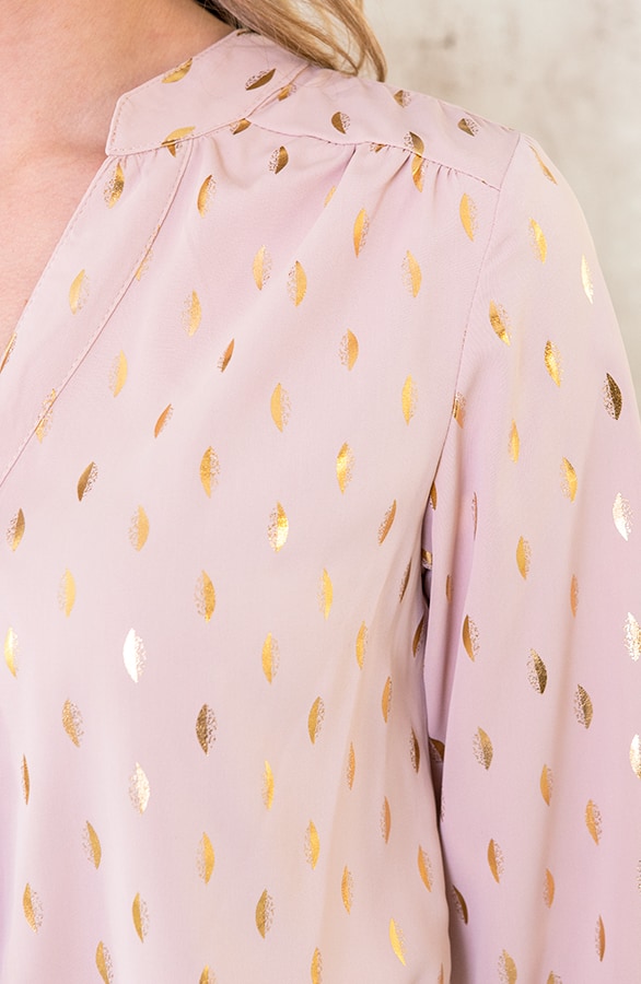 Veren Strik Blouse Roze – shoparchief, foto 6