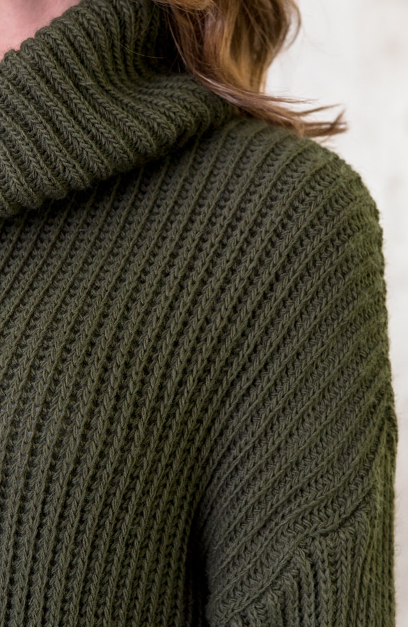 Oversized Coljurk Dames Legergroen – shoparchief, foto 5