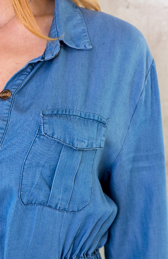 Denim Spijkerjurk Dames – shoparchief, foto 6