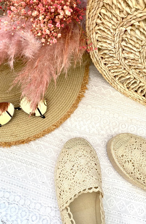 Espadrilles Spitze Beige Plateau, Shoparchiv, Foto 2