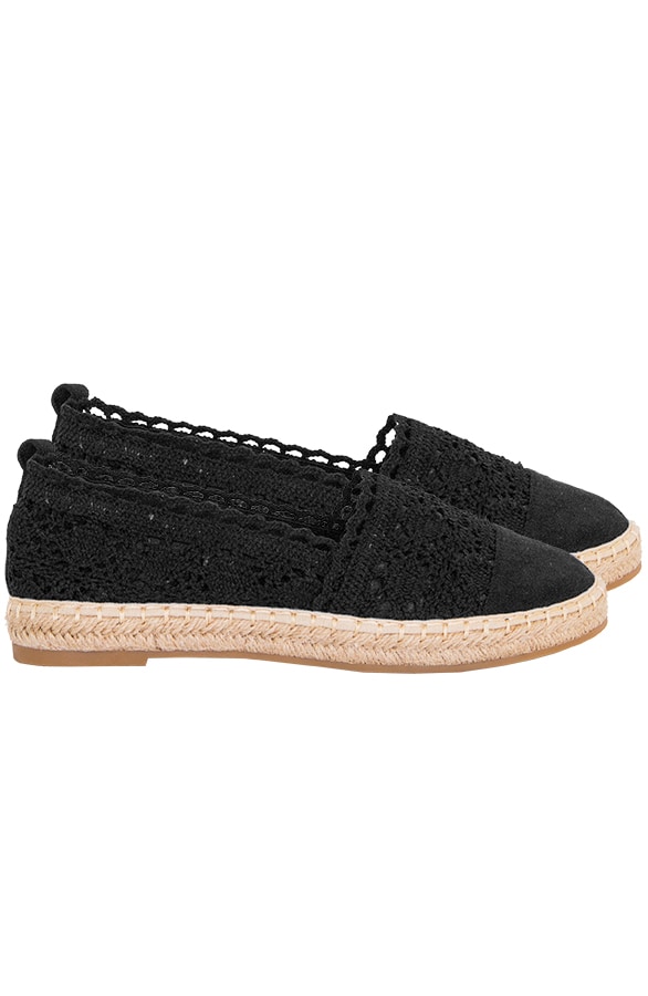 Espadrilles Kant Zwart – shoparchief, foto 7