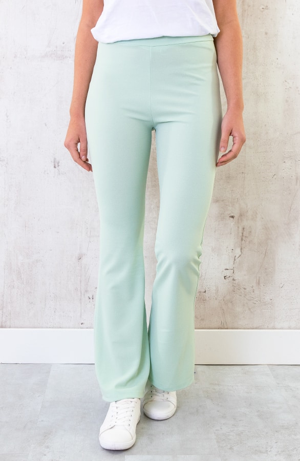 Flared Broek Mintgroen – shoparchief, foto 2