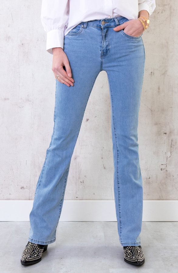 Flared Spijkerbroek Dames – shoparchief, foto 2