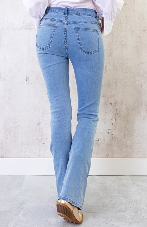 Flared Spijkerbroek Dames – shoparchief, foto 4