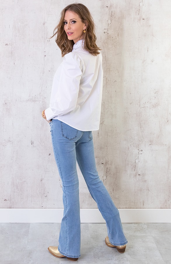 Flared Spijkerbroek Dames – shoparchief, foto 6