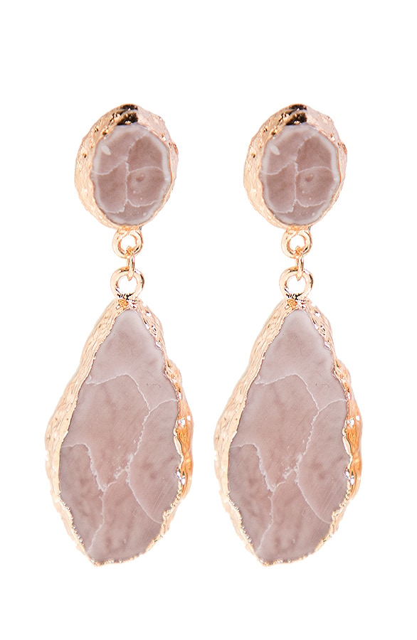 Gemstone Oorbellen Roze – shoparchief