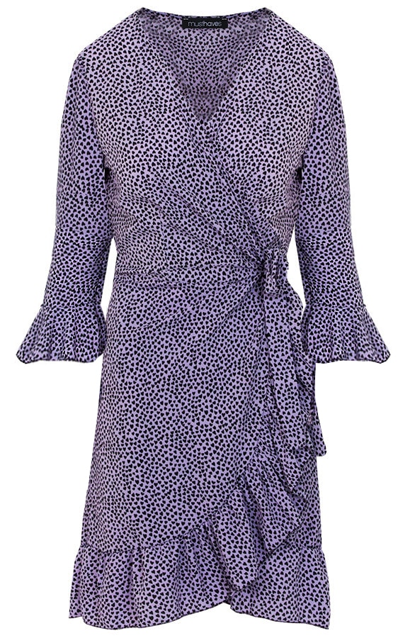 Hartjes Jurk Overslag Lila – shoparchief