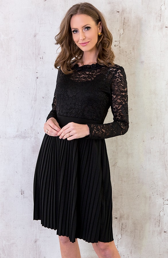 Kanten Jurk Exclusive Zwart – shoparchief, foto 2