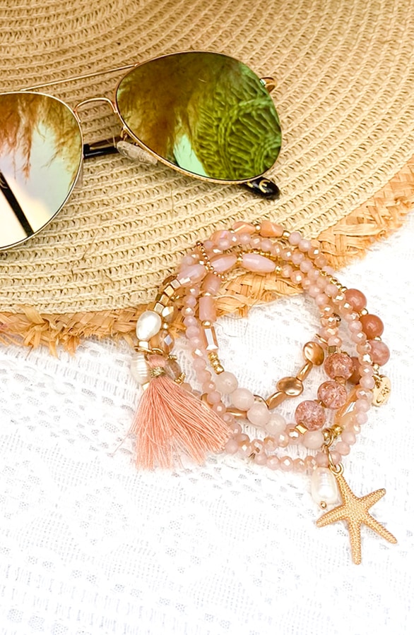 Kralen Armband Deluxe Roze – shoparchief, foto 3
