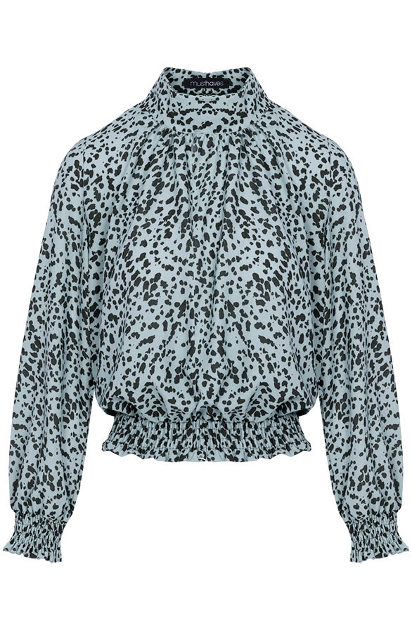 Leopard Blouse Mint – shoparchief, foto 5
