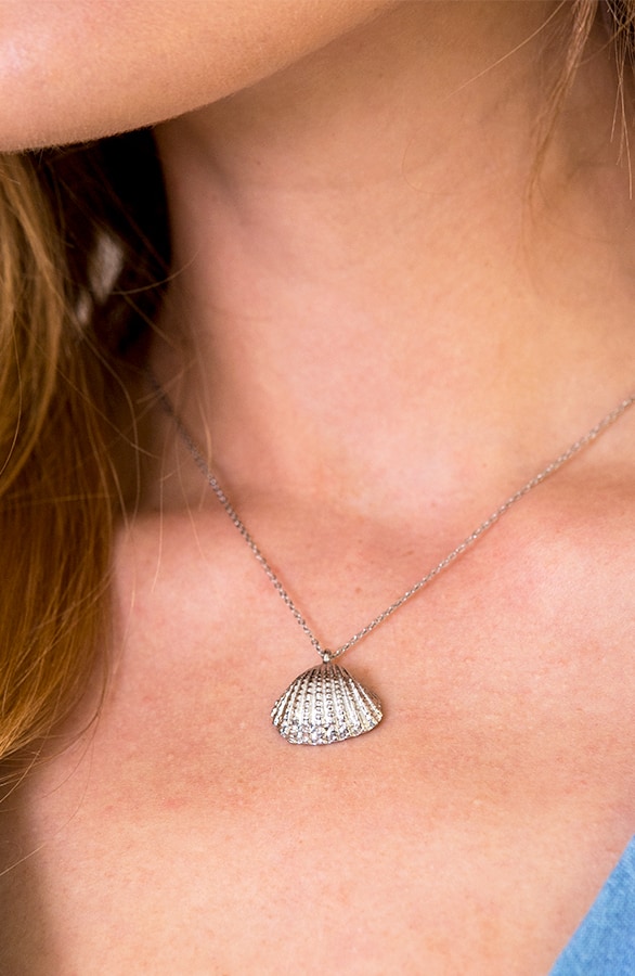 Schelp Ketting Zilver – shoparchief, foto 3