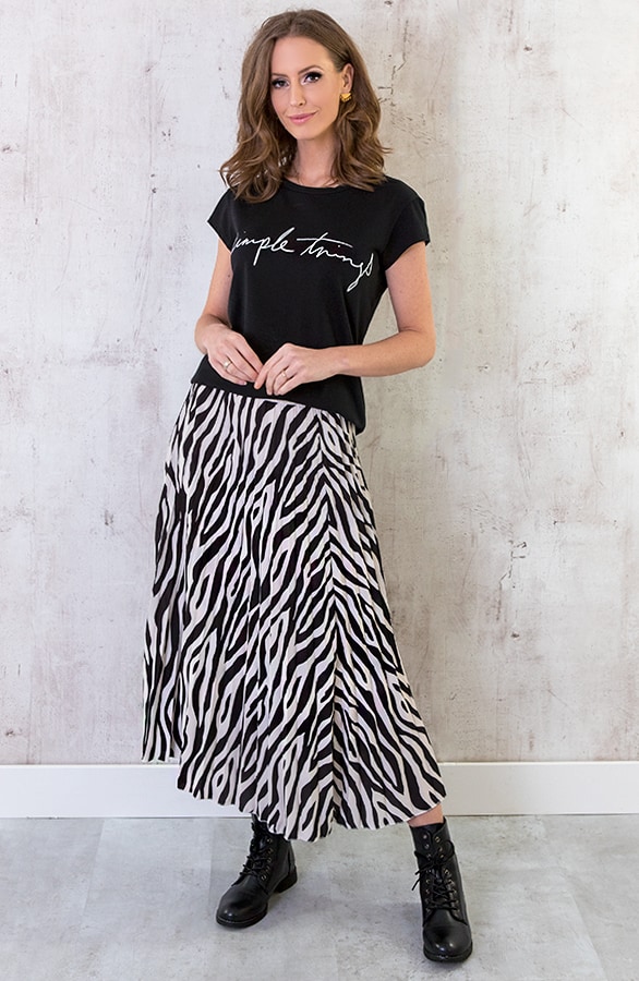 Zebra Plooirok Dames – shoparchief, foto 7