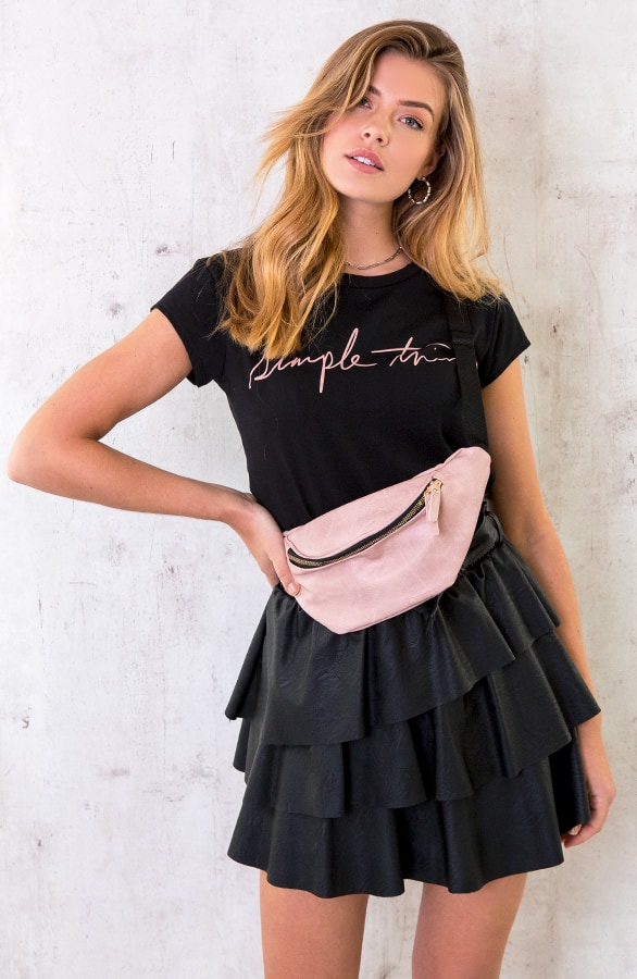 Bumbag Leer Roze – shoparchief, foto 2