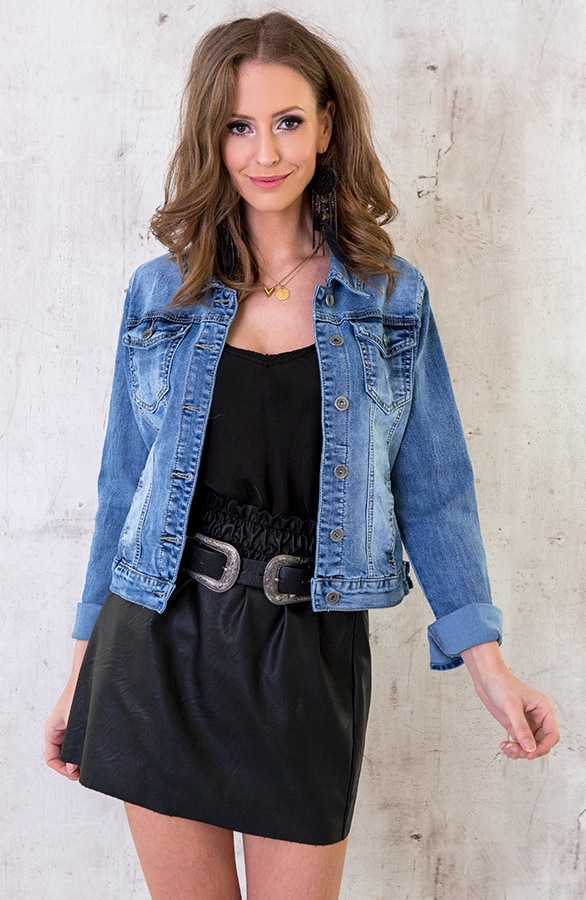 Rok Leer Dames Zwart – shoparchief