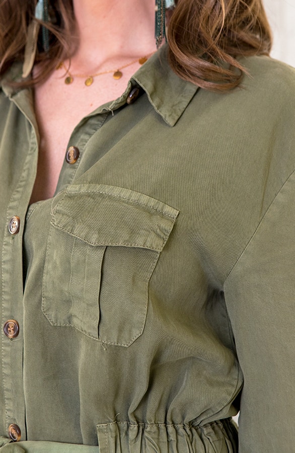 Denim Spijkerjurk Dames Army – shoparchief, foto 6