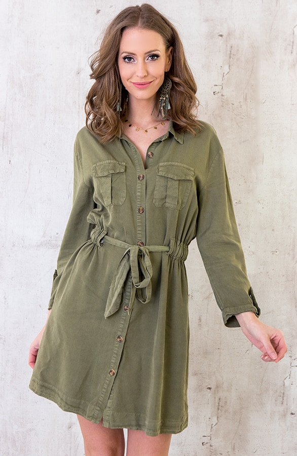 Denim Spijkerjurk Dames Army – shoparchief, foto 5